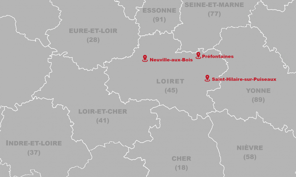 Zone d'activité de KM
